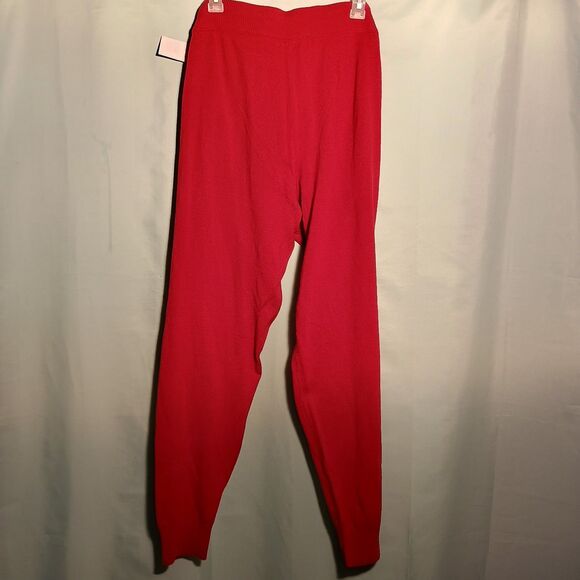 Women’s Pink Slim Fit Ankle Pants – Size L Stretch Pull-On Back Pocket Trousers - Picture 6 of 6